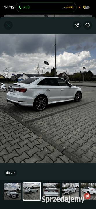 Audi s3 8v sedan nawigacja małopolskie