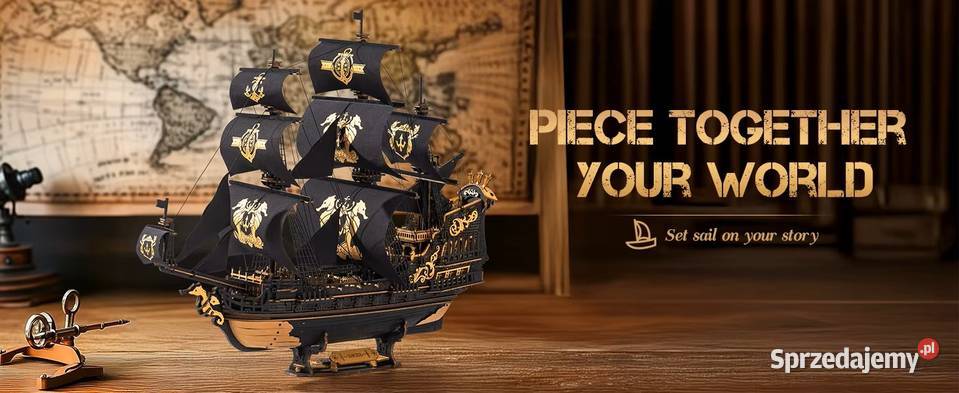 Model statku 3D Znanej firmy Rokr mazowieckie Milanówek