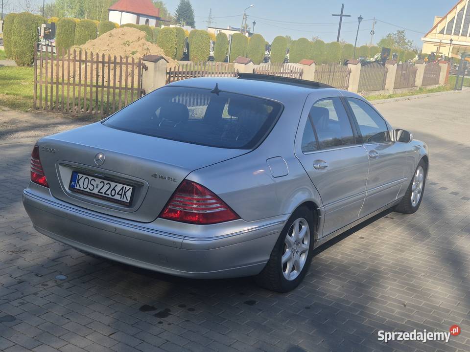 MercedesBenz S 500 4Matic FULL Ciekawy przebieg Zarejestrowany w Polsce