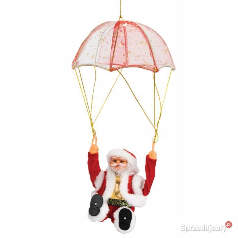 Święty Mikołaj ze spadochronem grajacy 40 podkarpackie Jasło