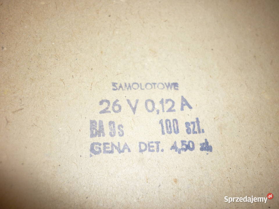 Zarówka samolotowa 26V 012A podkarpackie Dębica