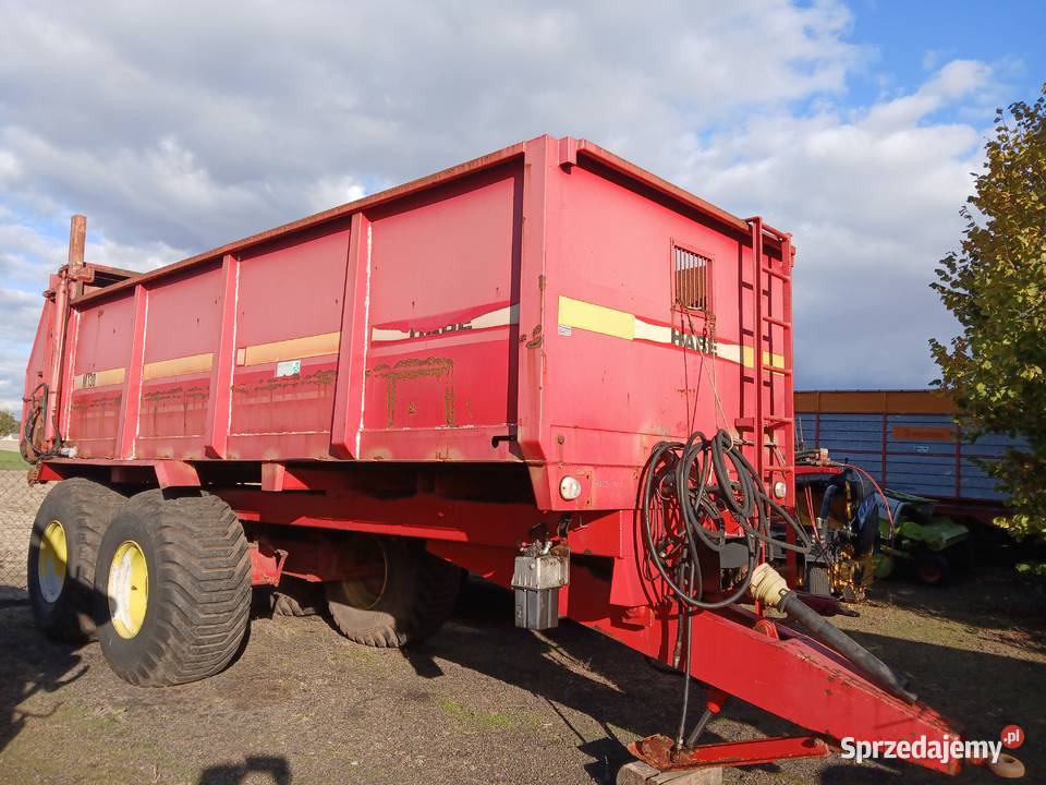 Rozrzutnik obornika Habe 13 ton tandem uszkodzony lubelskie Ryki