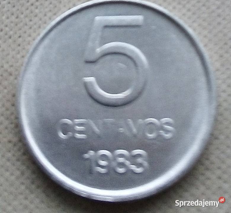 ARGENTYNA5 CENTAVOS1983 r RZADKA