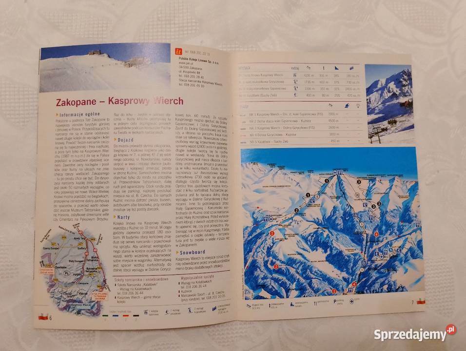 Przewodnik narciarzy POLSKA i SŁOWACJA sporty Oborniki