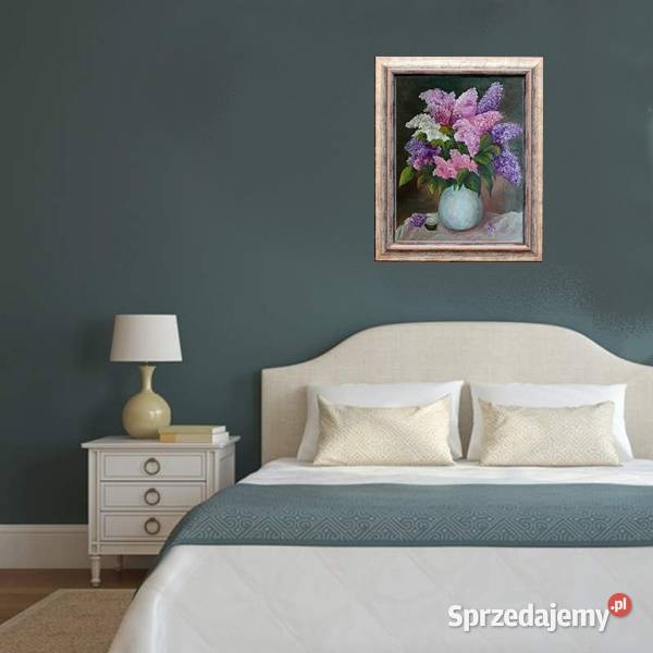 Obraz olejny Bzy Lublin