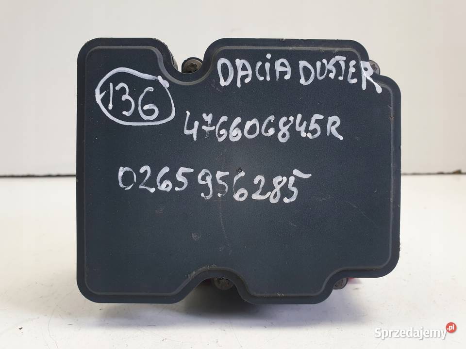 Dacia Duster POMPA ABS Sterownik 476608845R Rudka