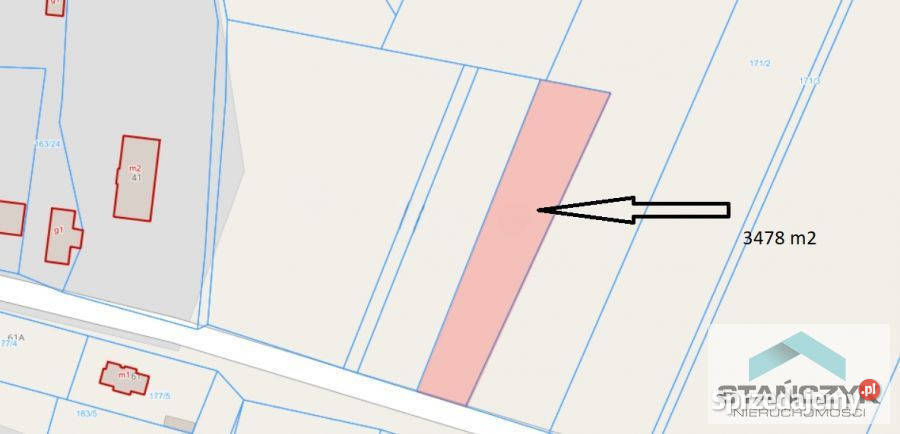 Sprzedaż gruntu 3478 metrów Świerzno 130m zachodniopomorskie
