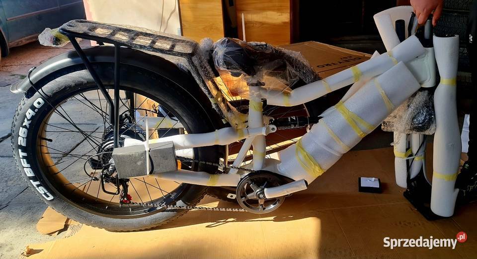 Rower elektryczny górskomiejski fatbike nowy Gołkowice Dolne