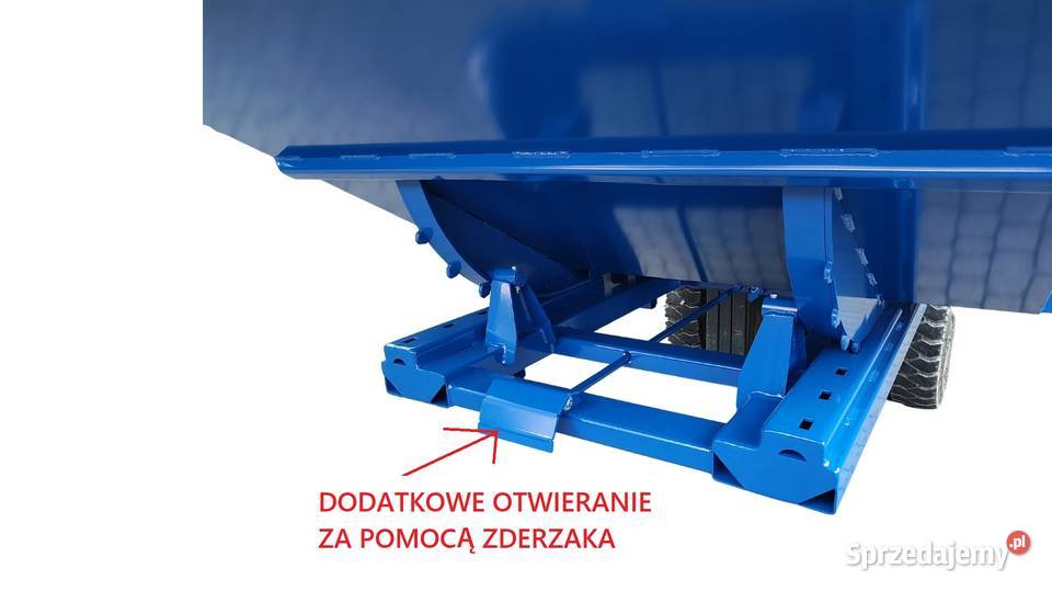Kontener pojemnik samowyładowczy do wózka Łódź