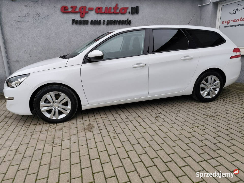 Peugeot 308 serwis wyposażenie zadbany Gwarancja biały 308 Zgierz