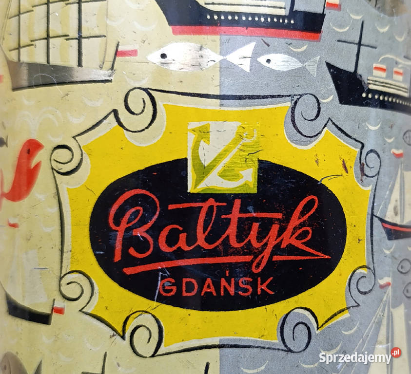 Puszka cukierkach z PRLu śląskie Tychy