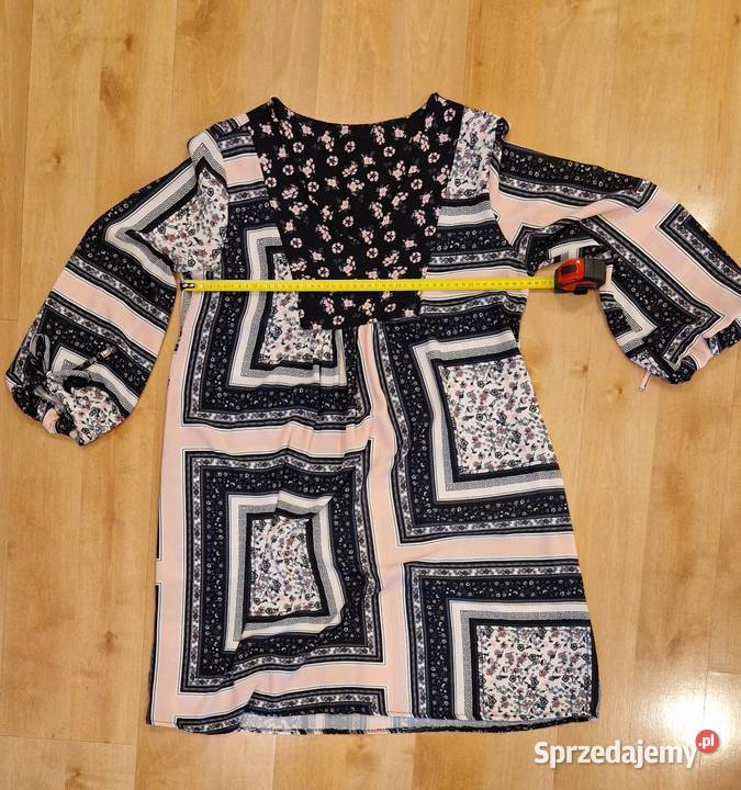 Wizytowa TUNIKA SUKIENKA w stylu indyjskim Lublin