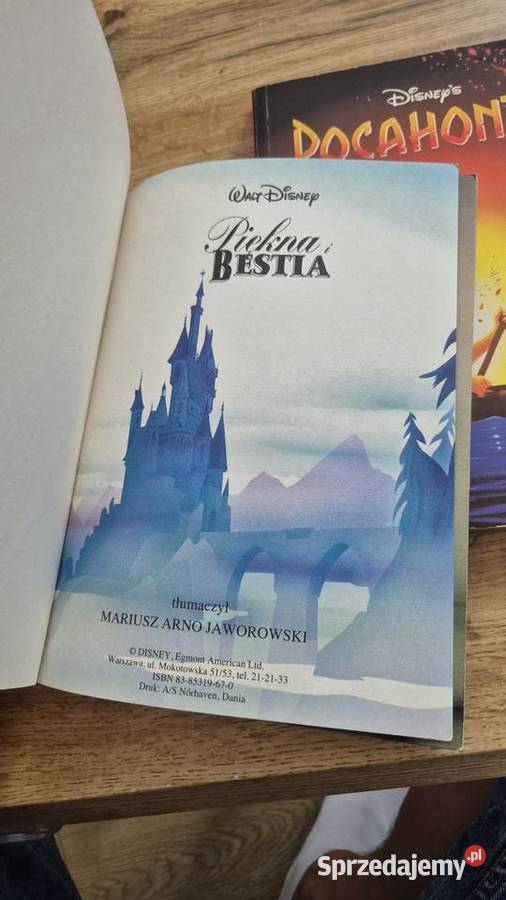 Książki Disney Egmont Piękna i Bestia Pocahontas