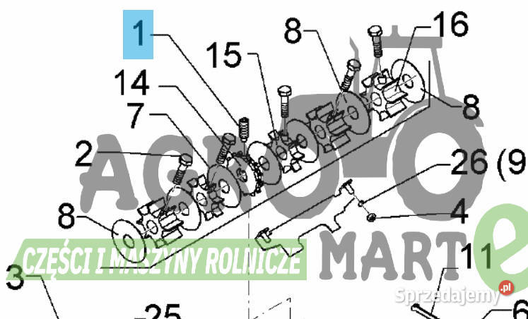 3010133 301 0133 WKRĘT SPECJALNY M6x25 LEMKEN Wichrów