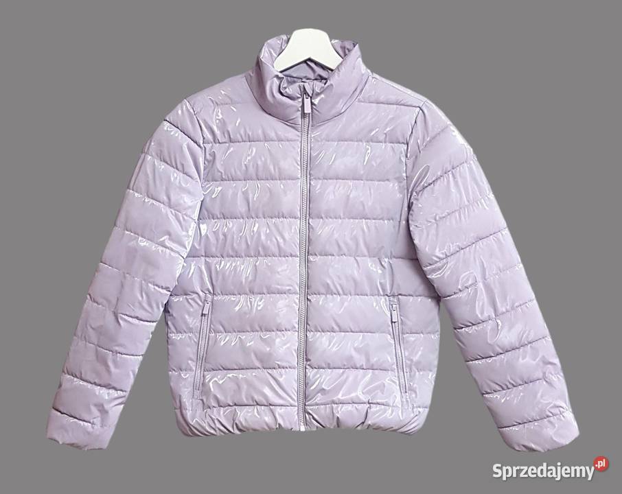 Kurtka zimowa liliowa puchowa pikowana Reserved Chrzanów