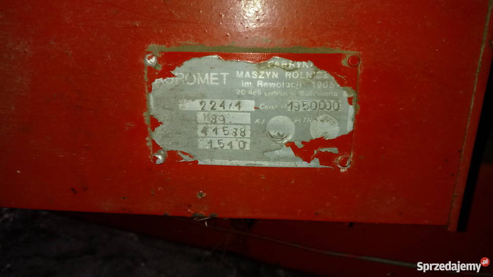 Prasa kostkująca Z 224 Polska nieuszkodzony Wolbrom