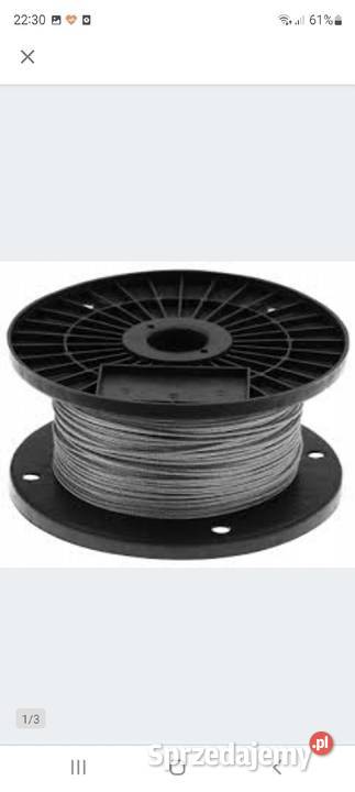 Linka Stalowa 2mm Lina 250M Atest Ocynkowana Magazynowanie dolnośląskie Wrocław