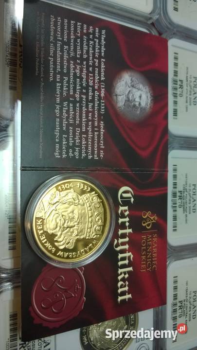 Numizmat srebrny PIASTOWIE Władysław Łokietek