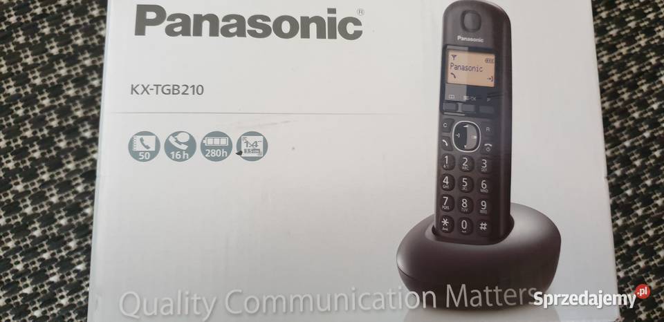 Telefon stacjonarny bezprzewodowy Panasonic