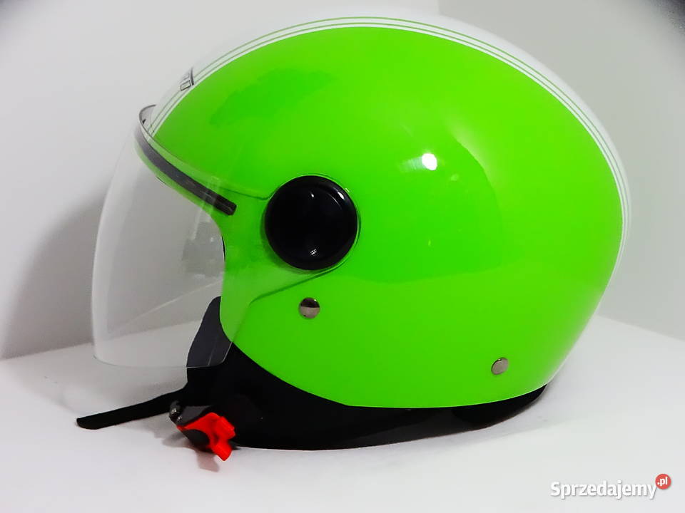 APro Otwarty Twarz Zielony kask motocyklowy L Biłgoraj sprzedam