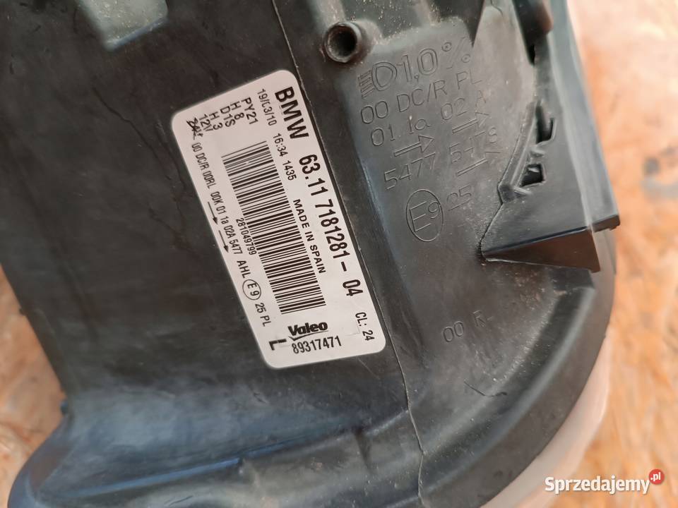 LAMPA LEWY PRZÓD REFLEKTOR EU XENON BMW 1 E81 wielkopolskie Nowy Tomyśl sprzedam