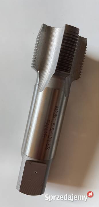 Gwintownik M28x15 6H HSS FANAR Czarnożyły