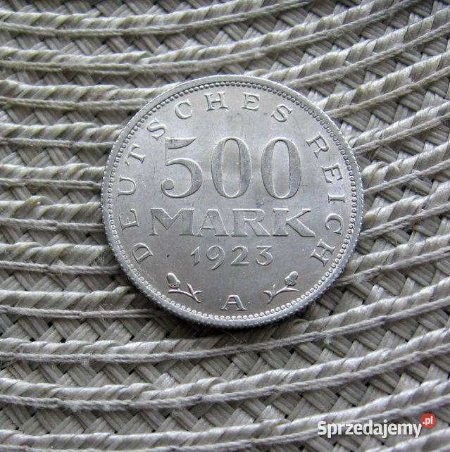 Niemcy 500 Marek 1923r A Weimar Kalisz sprzedam