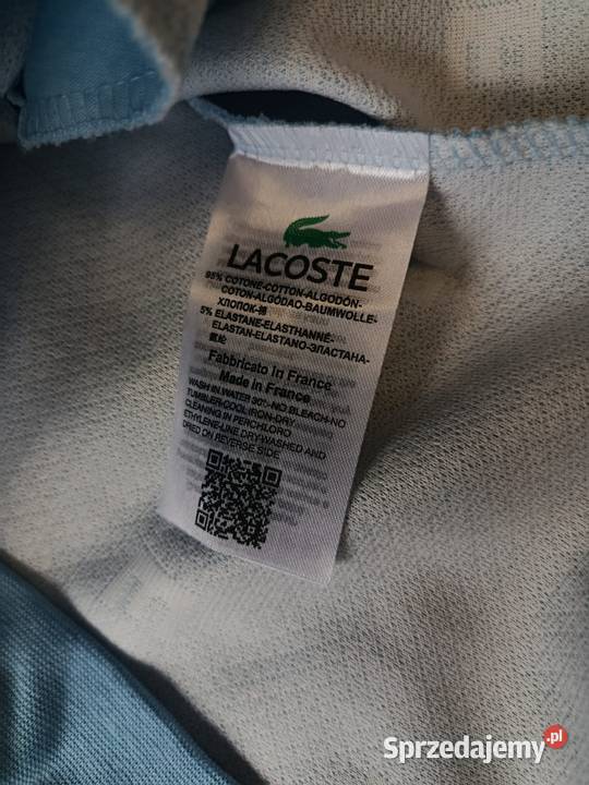 Komplet dresowy Lacoste Tracksuit błękitny sprzedam