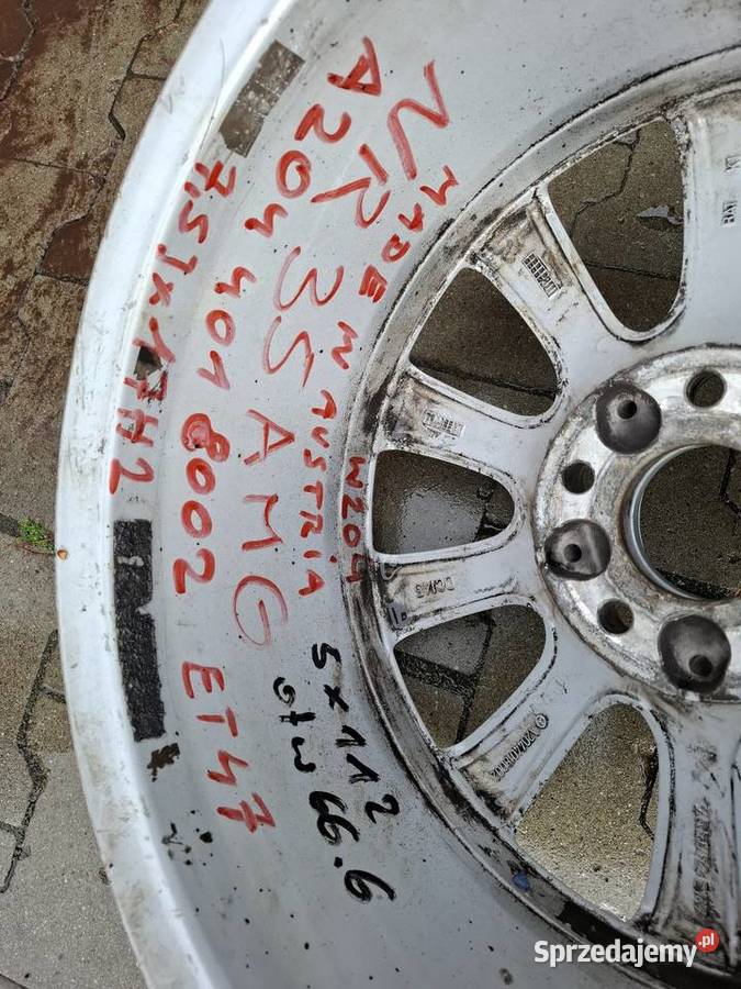 Alufelga 17 5x112 ET47 Mercedes AMG A2044018002 Mercedes-Benz OE Skawina sprzedam