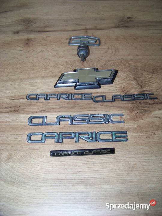 Chevrolet Caprice Classic zestaw emblematów Pozostałe