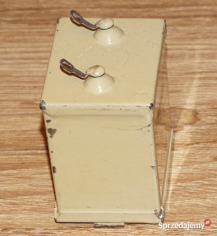 Kondensator papierowy hermetyczny UNITRA TELPOD Gliwice