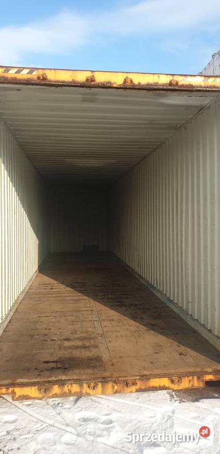 Kontenery morskie 40HC Pallet Wide Gdańsk