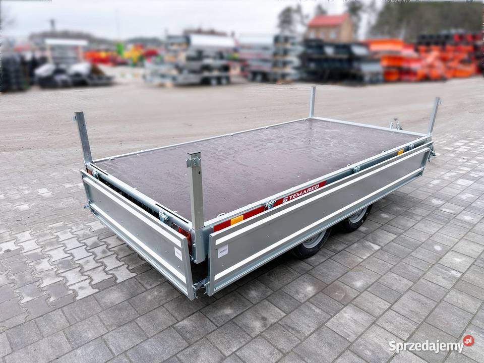 Przyczepa TEMARED TRANSPORTER 3015 DMC 750 304 burtowe Cegielsko