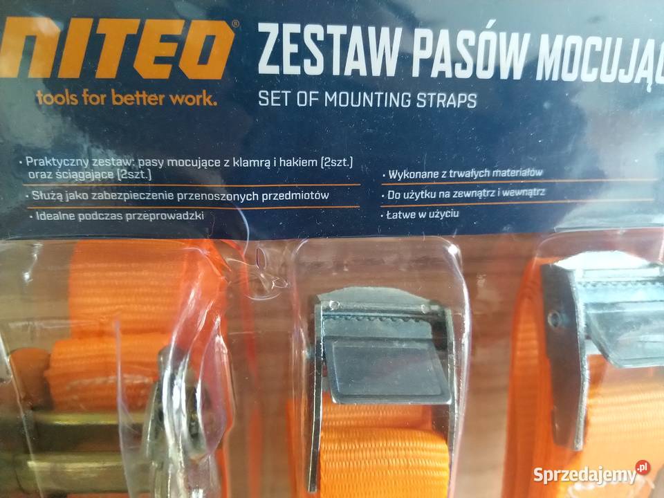 NAJTANIEJ Pasy Mocujące Transportowe Zestaw Zabrze