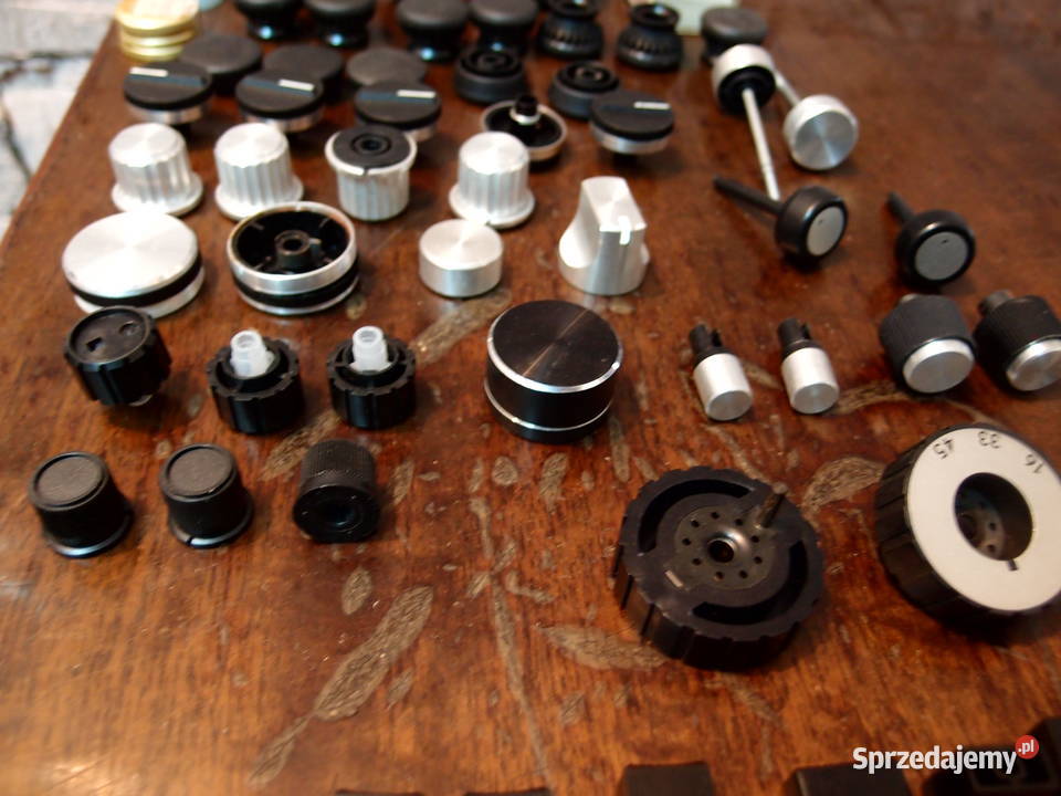pokrętła gałki przyciski PRL radioodbiorników łódzkie Łódź