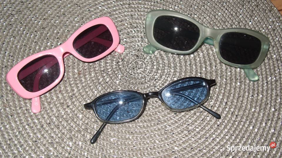 3 x Kolorowe Okulary dziewczęce przeciw Pozostałe wielkopolskie