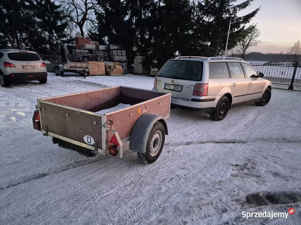 Przyczepka samochodowa 18x11 z dokumentami wielkopolskie Stara Kaźmierka