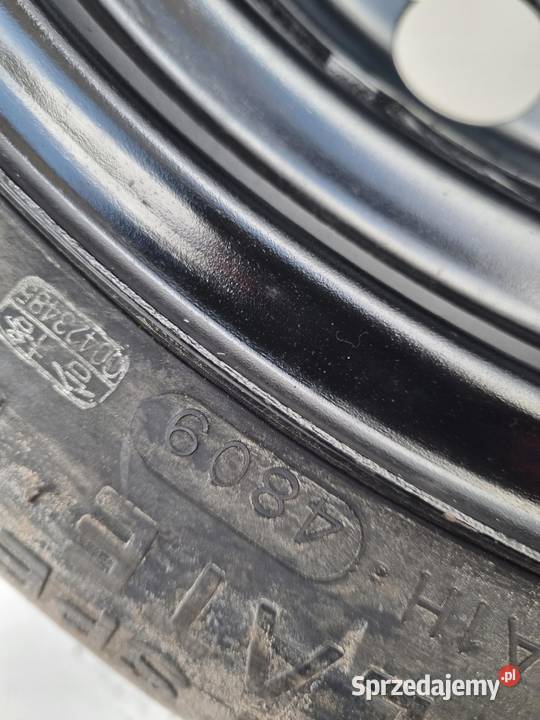 KOŁO ZAPASOWE DOJAZDOWE Audi Seat Vw Golf VI Rudka