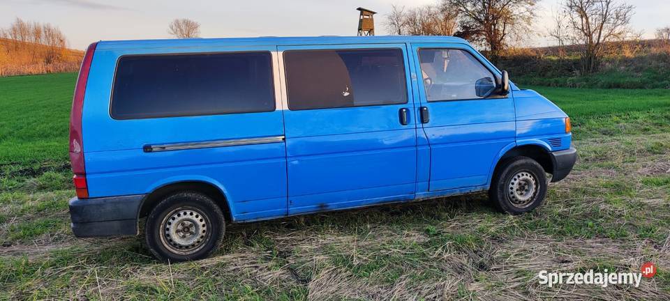 Vw t4 24d syncro long kamper 4x4 blokada mostu Samochody osobowe Miechów