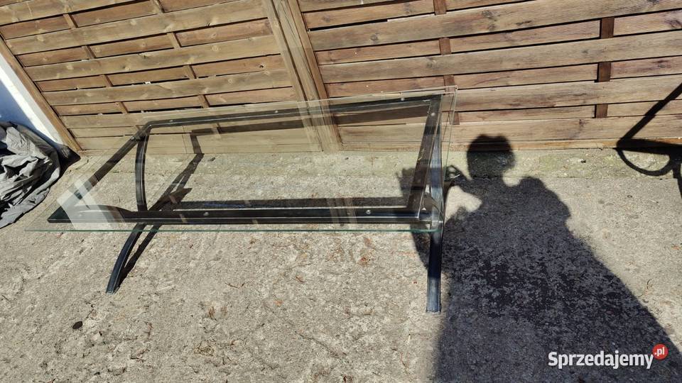 Ława metalowa kuta ze szkłem stolik kawowy mazowieckie Warszawa