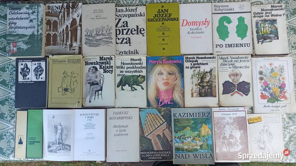 Książki z lat 5080 różna tematyka duża ilość cz2 łódzkie Wieluń