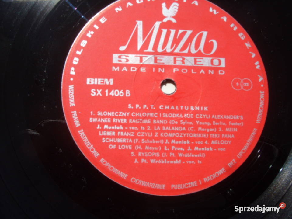 Winyl LP CHAŁTURNIKKTO TAK PIĘKNIE GRA Muza SX 1 płyta dolnośląskie Wołów