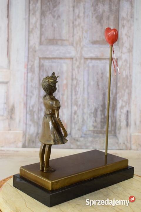 Dziewczyna z Sercem Styl BANKSY Nowoczesna Kraków sprzedam