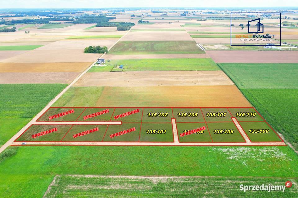 Działki budowlane z MPZP w świetnej lokalizacji Zatory