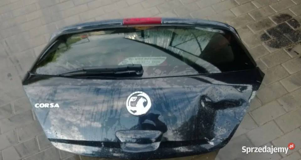 OPEL CORSA D 2012 KOLOR Z22C KLAPA SZYBA TYLNA kujawsko-pomorskie Bydgoszcz