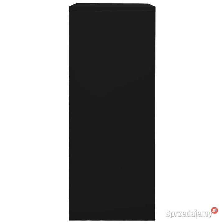 Szafka biurowa czarna 90x40x102 stalowa WM336407 Warszawa sprzedam