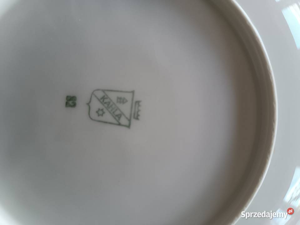 Talerzyk paterka owoce orzechy Porcelana i szkło Gorlice