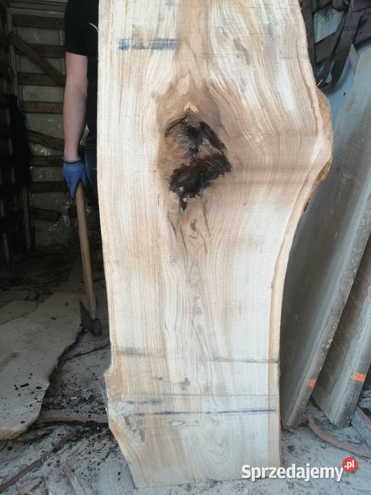 Bale blat deska stół loft żywicą foszty dąb mazowieckie