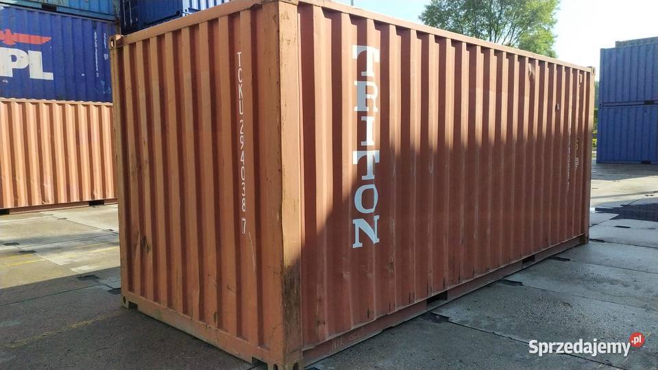 Sprzedam kontenery morskie używane 20DV dostępne Gdynia