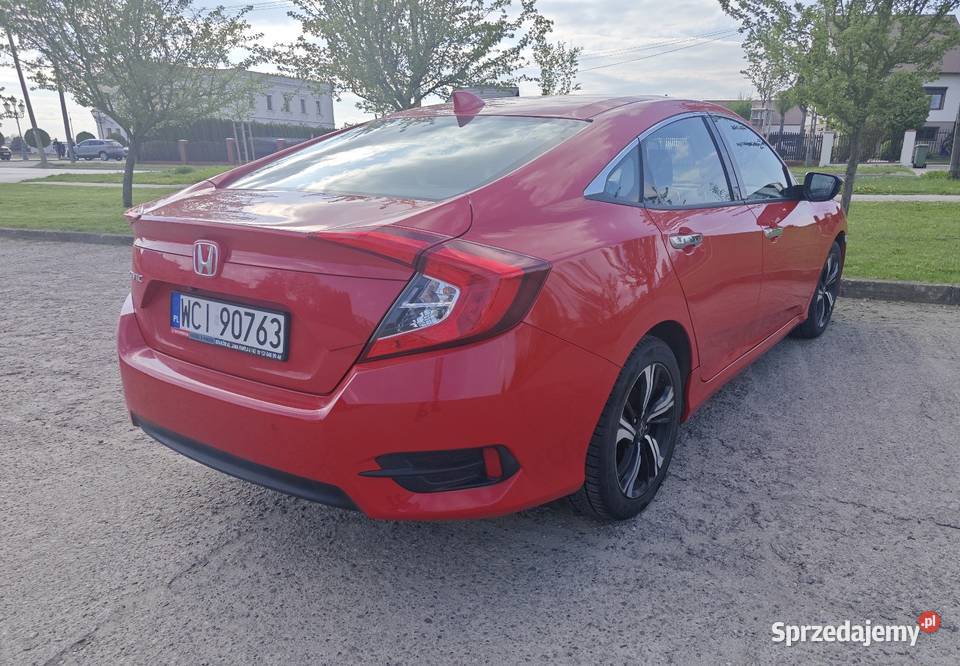 Honda Civic 2018 diesel czerwony Ciechanów